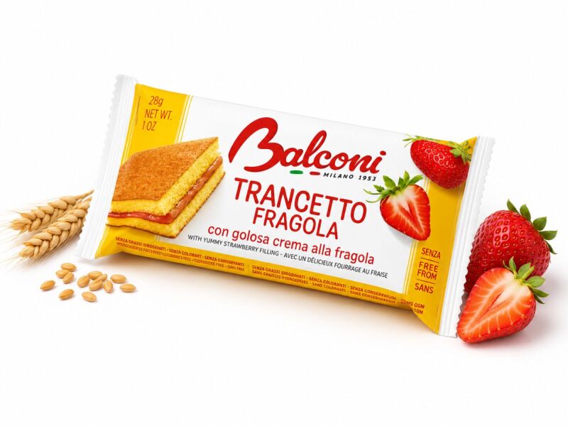 Balconi Trancetto s jahodovou náplní 28g